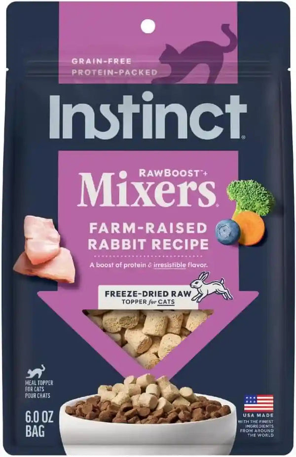 Instinct Freeze Dried Mixers, Cat Food Toppers, Digestive Health, 5.5 Oz | Freeze-Dried Raw Meal Topper or Treat, Functional Whole Foods, Fiber, and Probiotics for Gut Support14