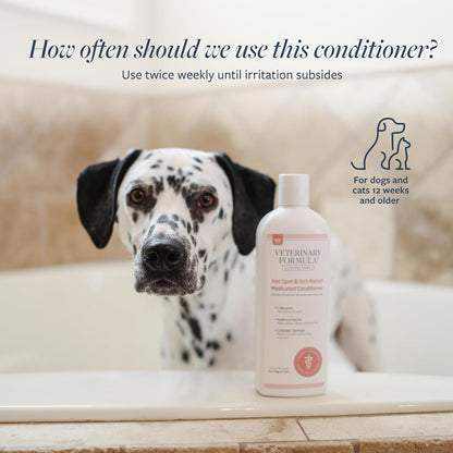 Veterinary Formula Clinical Care Hot Spot & Itch Relief Conditioner, 16 Oz | Medicated Oatmeal Formula Conditions the Skin and Helps Alleviate Itching in Dogs and Cats6