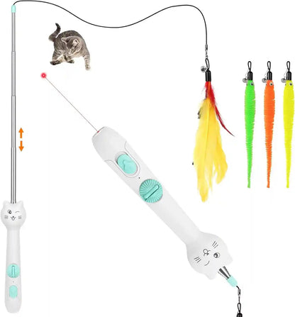 Tbteek Cat Toys, Rechargeable, 3 Light Modes & 5 Fun Patterns, Portable Interactive Kitten Pet Dog Cat Mouse Toy for Fun Chase Play Exercise10