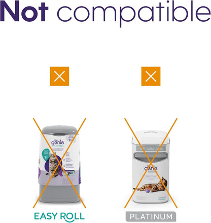Litter Genie Refill Bags | Standard 4-Pack, 56 Total Ft | up to 8 Months of Supply | Ultimate Odor Control Cat Litter Bags6