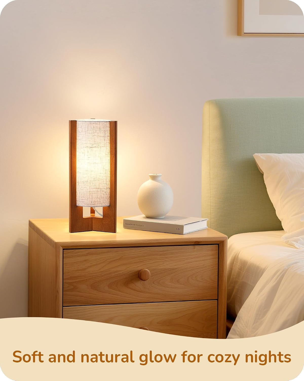 13-5-small-table-lamp-walnut-wood-cylinder-nightstand-lamp-e26-beige-linen-shade-on-off-line-switch-three-sided-base-corner-modern-bedside-lamp-for-living-room-bedroom