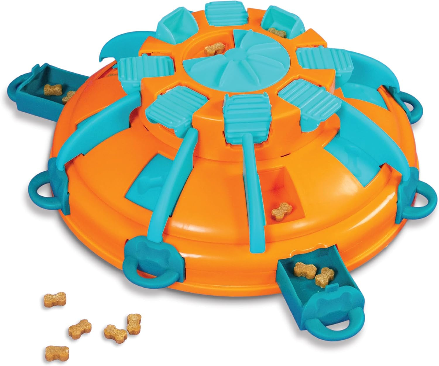 outward-hound-by-nina-ottosson-dog-tornado-interactive-treat-puzzle-enrichment-toy-3-spinning-layers-level-2-intermediate