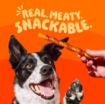 Oinkies Tender Twists Rawhide‑Free Dog Chews, 36 Count5