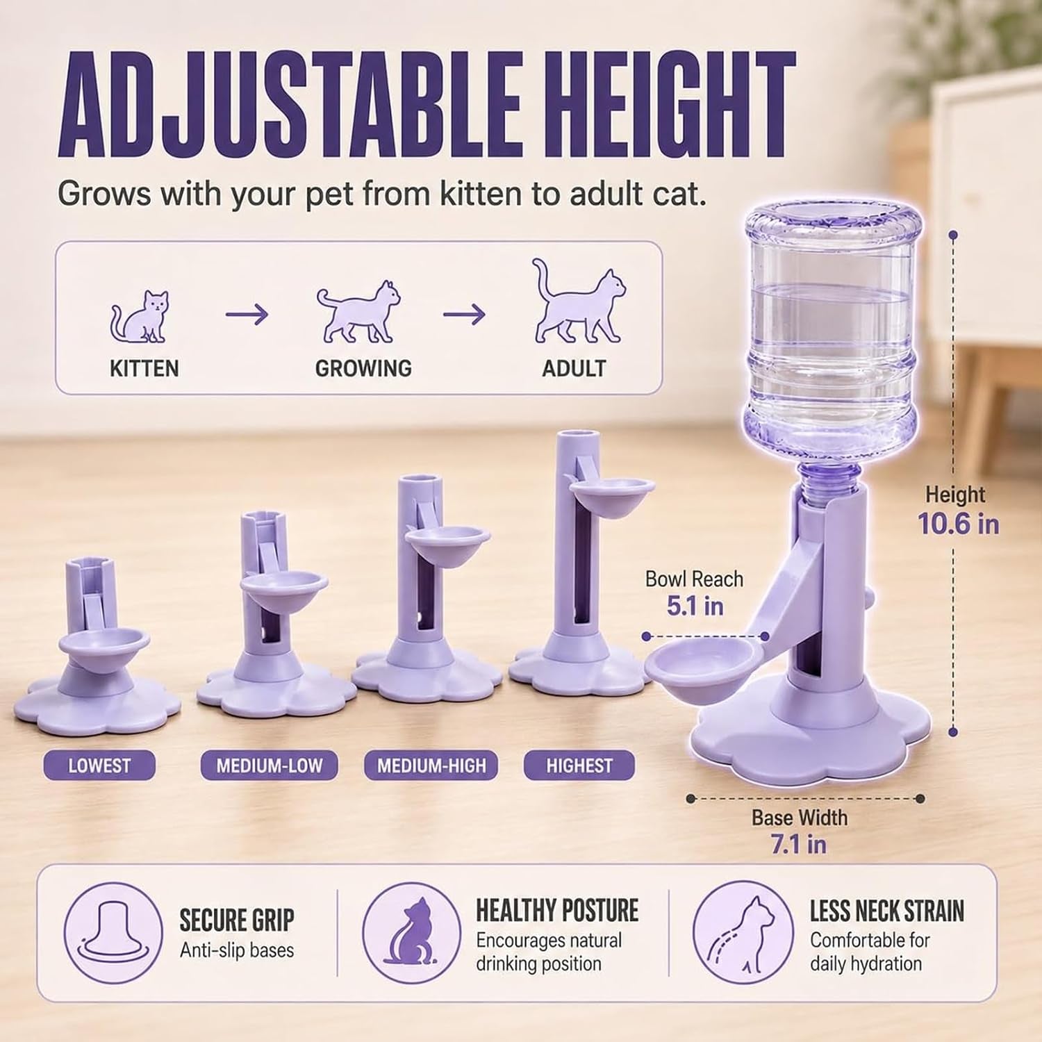 gravity-cat-water-dispenser-stand-spill-proof-gravity-self-refilling-cat-dog-water-bowl-anti-tip-cat-water-bowl-with-suction-base-keeps-water-clean-and-fresh-for-messy-pets-blue