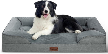 Dog Bed for Extra Large Dogs, 44-Inch Orthopedic XL Waterproof Pet Beds | Aodisman Big Size Pet Bed with Sides,Comfort Thick Egg-Crate Foam,Dog Crate Pad & Couch Bed,Washable Cover & Non-Slip Bottom10