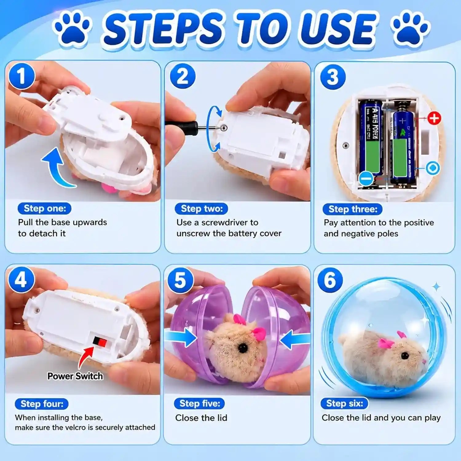 2026-new-self-rolling-interactive-cat-ball-realistic-animal-automatic-moving-rolling-cat-ball-360-rolling-spin-moving-cat-ball-fun-indoor-interactive-pet-ball-for-cats-dogs-chasing-blue-mouse-a