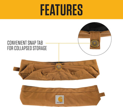 Carhartt Nylon Duck Travel Dog Bowl Carhartt Brown | Packable Dog Bowl for Food and Water, 10 Cup Capacity3