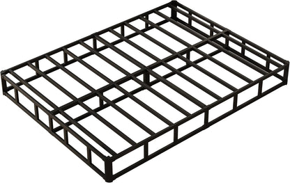 9 Inch Box Spring for Queen Bed, Bed Base with Fabric Cover | Heavy Duty Metal, High Bearing Capacity, Mattress Foundation, Easy Assembly, Noise Free9