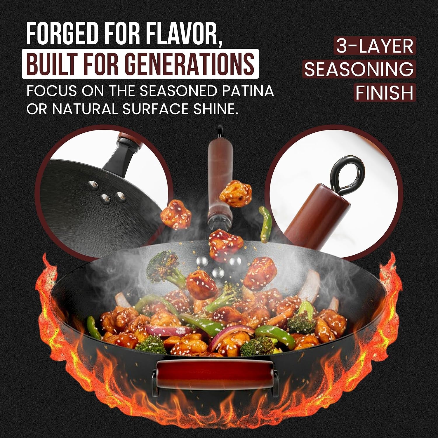 pre-seasoned-cast-iron-nonstick-stir-fry-pan-dual-handles-4-spatulas-flat-bottom-wok-with-wooden-lid-wood-handle-traditional-chinese-induction-wok-36cm
