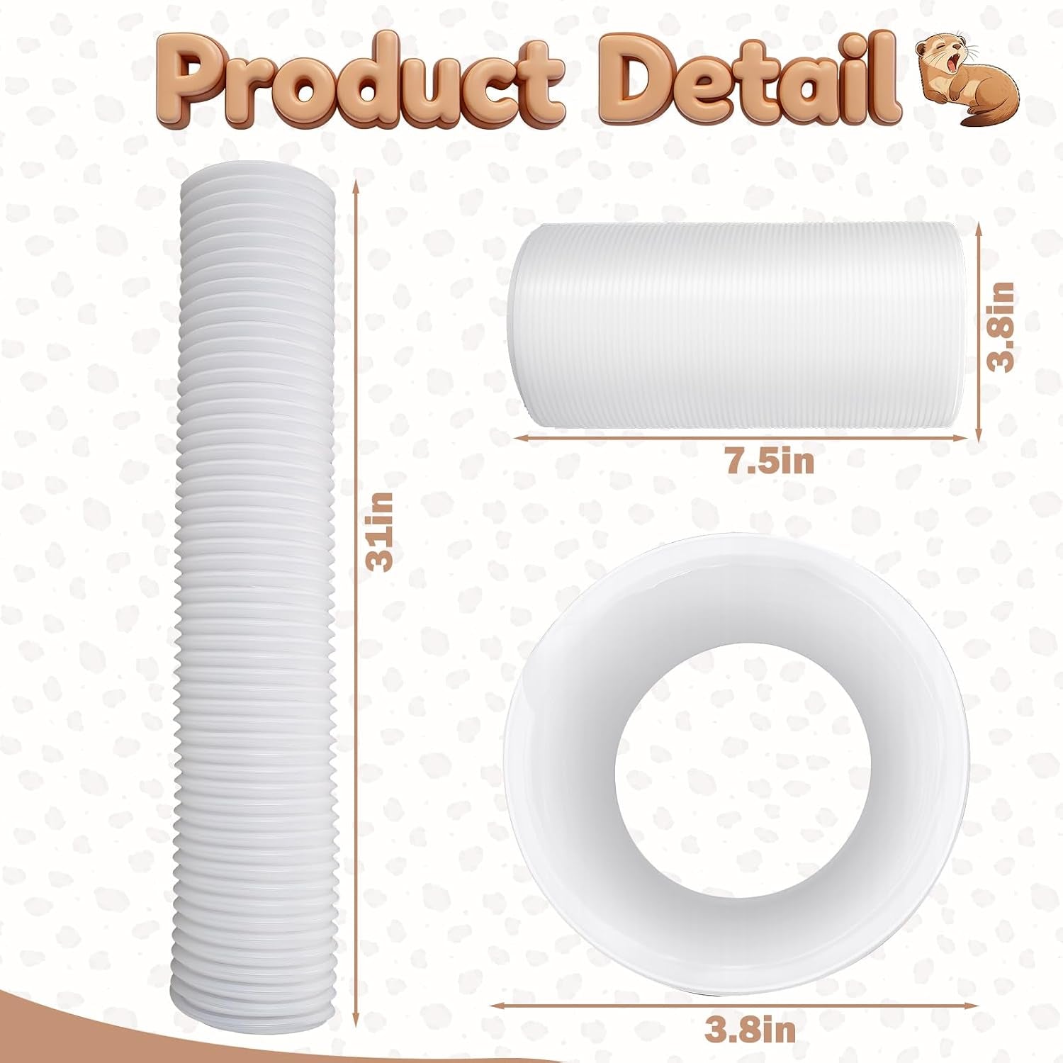 mity-rain-ferret-toys-with-3-balls-inclueded-collapsible-tunnel-tube-accessories-for-ferrets-guinea-pigs-hamsters-expandable-interactive-toys-supplies-for-small-pets