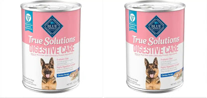 Blue Buffalo True Solutions Digestive Care Wet Dog Food for Adult Dogs, Made with Natural Ingredients, Chicken, 12.5-Oz. Cans (12 Count)9