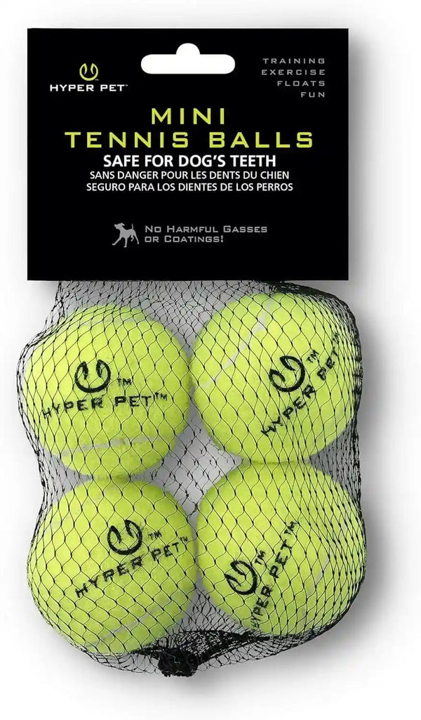 Hyper Pet Mini Extra Small Tennis Balls for Dogs, 1.75 Inch, 4 Pack, Pink | Safe Interactive Playthings for Exercise and Training, Works with the K9 Kannon Launcher, Keeps Little Pups Active Daily13