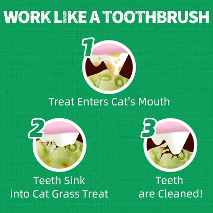 Just Try 13.4 OZ Crunchy Cat Treats Catnip Treats for Cats with Digestive Support, Natural Ingredients Kitten Treats with Real Salmon, Healthy Feline Snacks Training Biscuits Dental Care | Natural Chicken & Catnip. Crunchy Cleans Teeth, Fiber Reduces Hairballs. Perfect Training Rewards for All Cats.7