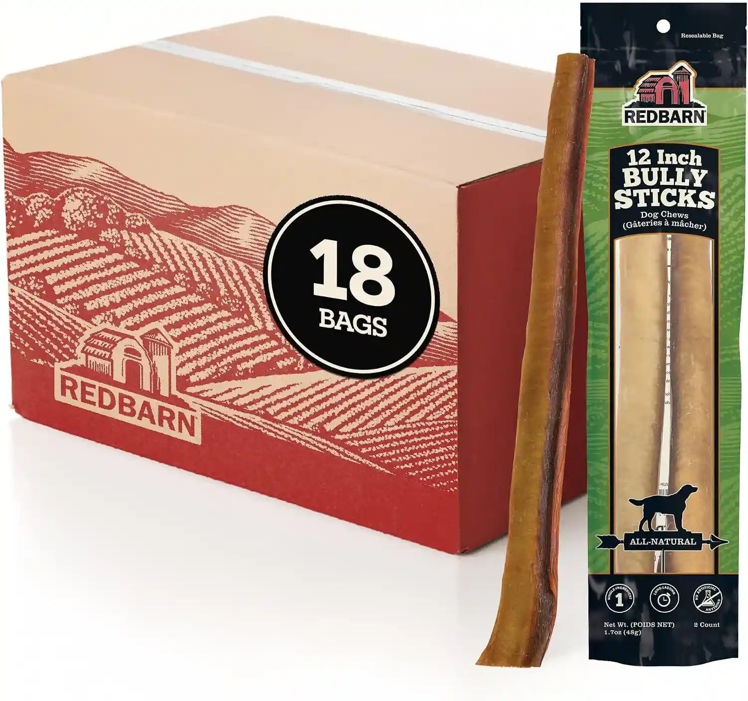 redbarn-premium-bully-sticks-for-dogs-7-inch-6-count-long-lasting-rawhide-free-slow-roasted-low-odor-highly-digestible-single-ingredient-chews-all-natural-dental-treats-for-chewers