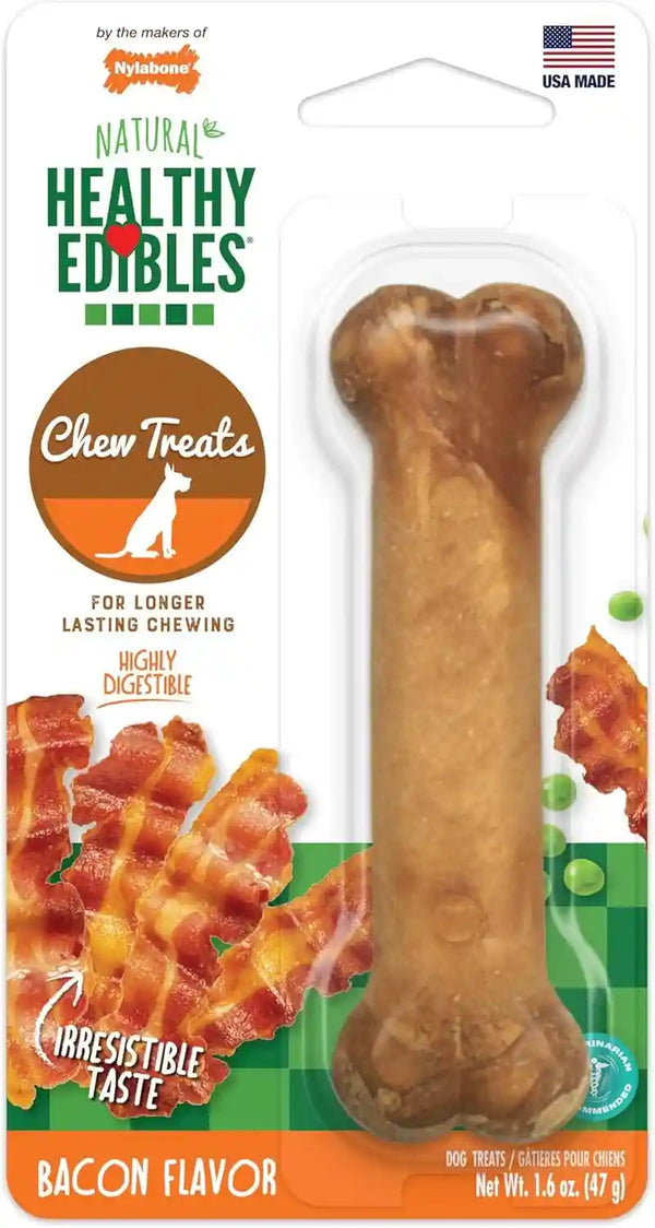 Nylabone Healthy Edibles Dog Treats Variety Pack, Small, 3 Count | Roast Beef, Chicken, & Bacon Flavor, Natural Dog Treats, USA Made, Highly Digestible, Dog Bones for Small Dogs up to 25 Lbs18