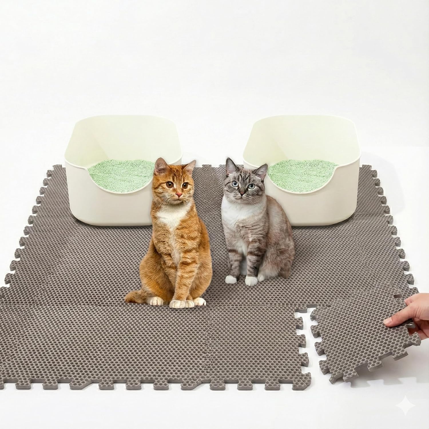 mewtopia-no-gap-puzzle-cat-litter-box-mat-seamless-limitless-expandable-extra-large41-3x21-6-litter-trapping-mat-urine-waterproof-detachable-easy-to-rinse-vacuum
