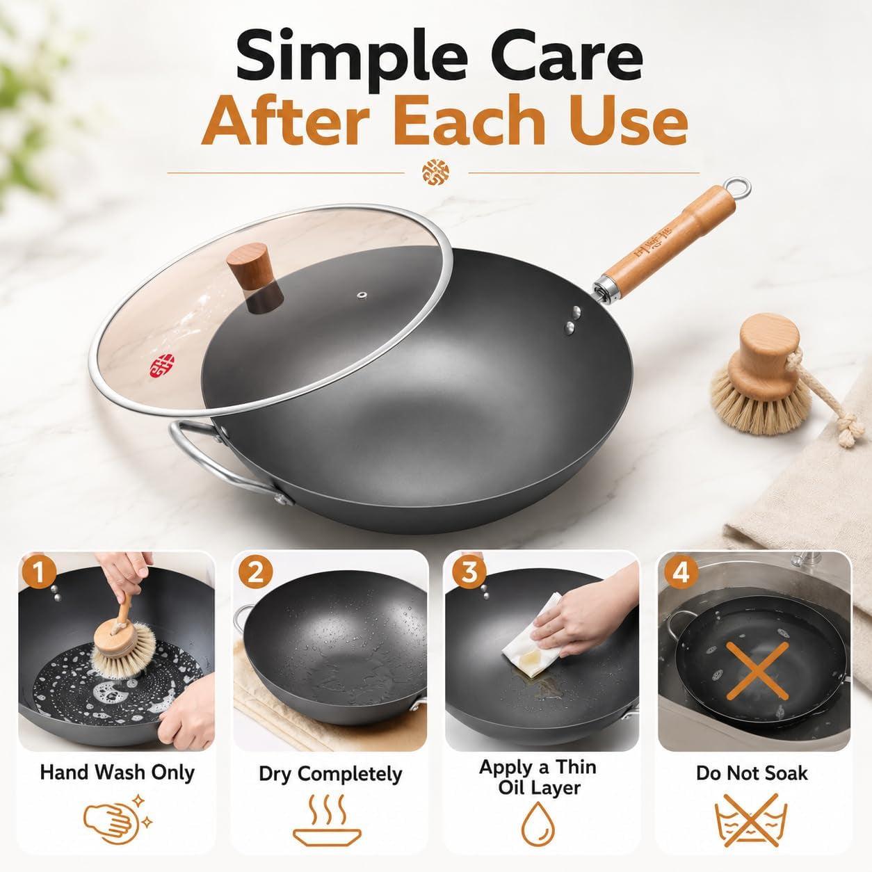 12-6-inch-carbon-steel-wok-with-lid-flat-bottom-wok-pan-for-induction-electric-and-gas-stoves-uncoated-chinese-stir-fry-pan-with-wooden-handle