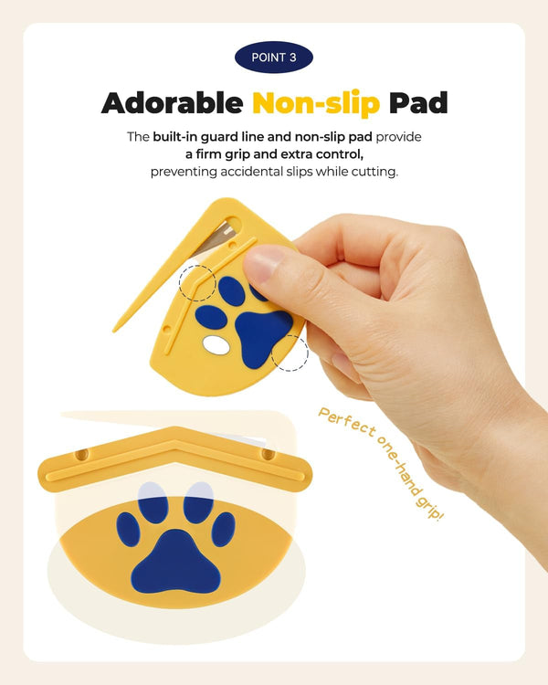 PETHROOM Easy Tangle Cutter for Dogs & Cats, Professional Dematting Tool | Cat Matted Fur Remover with Steel Blade, Safe & Gentle Pet Grooming Comb for Long & Medium Coats6