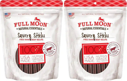 Full Moon All Natural Human Grade Dog Treats, Essential Beef Savory Sticks, 22 Ounce, 1.375 Pound (Pack of 1) | Human Grade, No Corn, No Wheat, No Soy, Glycerin Free, Made in the USA7