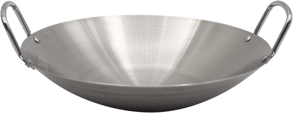 26Cm/10.23In Wok Thickened Stainless Steel Wok Pan Dual-Handled Frying Pan for Chinese Style Stir-Fry, Restaurant, Stove Top7