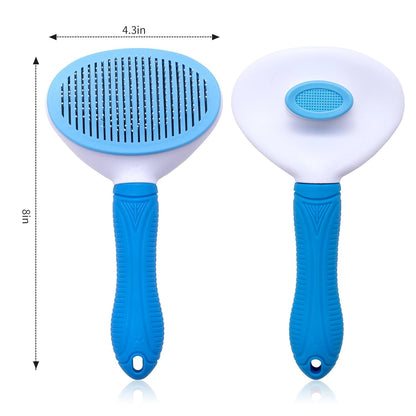 Aogeili Self Cleaning Slicker Brush, Skin Friendly Deshedding Grooming Tool for Dogs, Cats & Bunny, One-Click Release Removes Loose Undercoat, Mats & Tangles, for Long & Short Hair Shedding Pets7