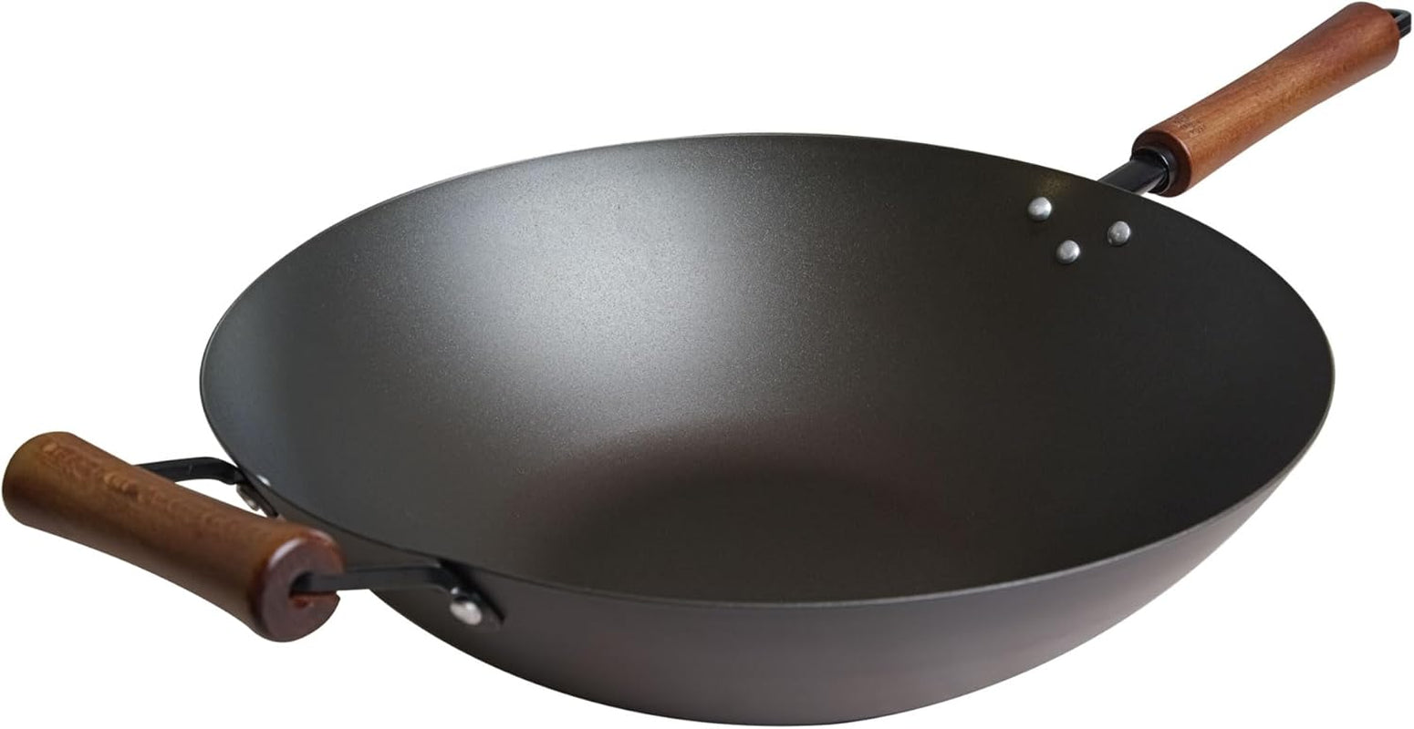 joyce-chen-classic-series-14-inch-preseasoned-carbon-steel-wok