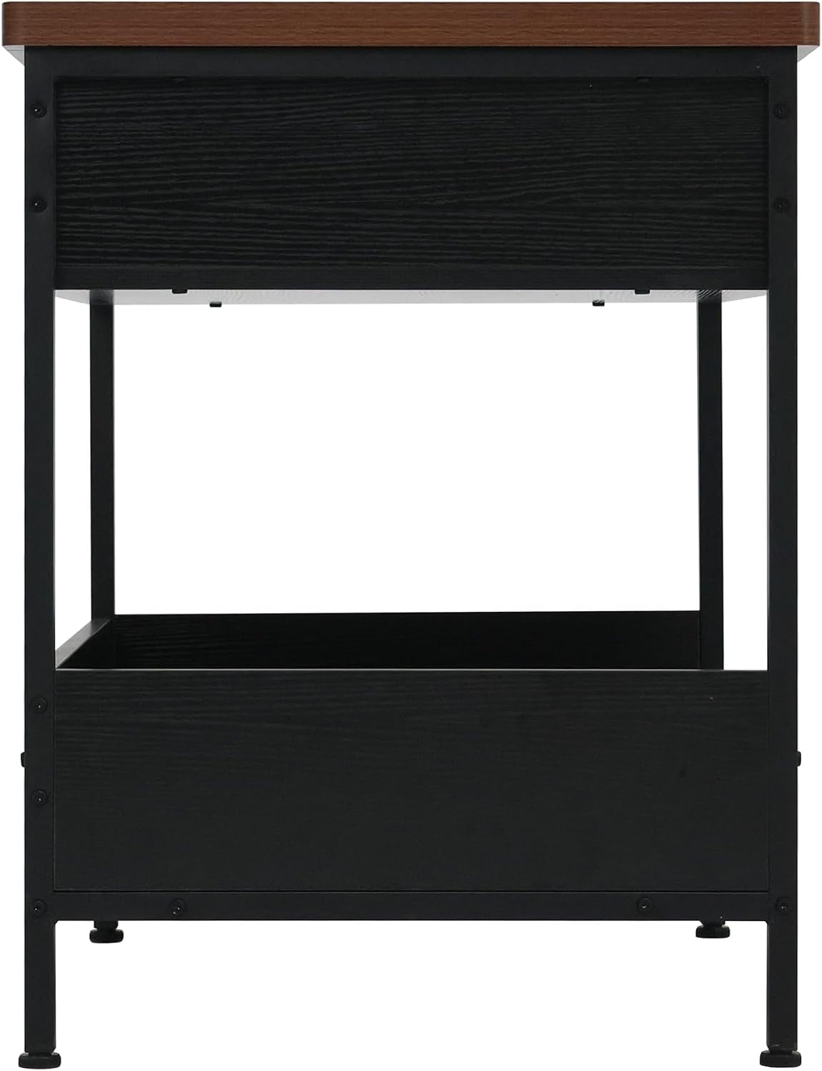 dog-bed-end-table-with-storage-drawer-and-washable-cushion-black-walnut-open-elevated-dog-bed-furniture-for-small-medium-dogs-up-to-50-lbs-metal-frame-drawer-for-living-room-bedroom-bedside