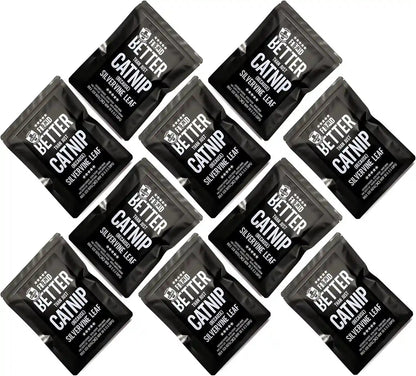 Catnip + Silvervine Safety-Cut Fine Cat Nip + Silver Vine 1.5 Cup (1.8 Oz) | VEGAN Ultra Potent Bulk Rescue Pack - North American - Go Ahead, Create a Monster! Human Food Grade FIEND10