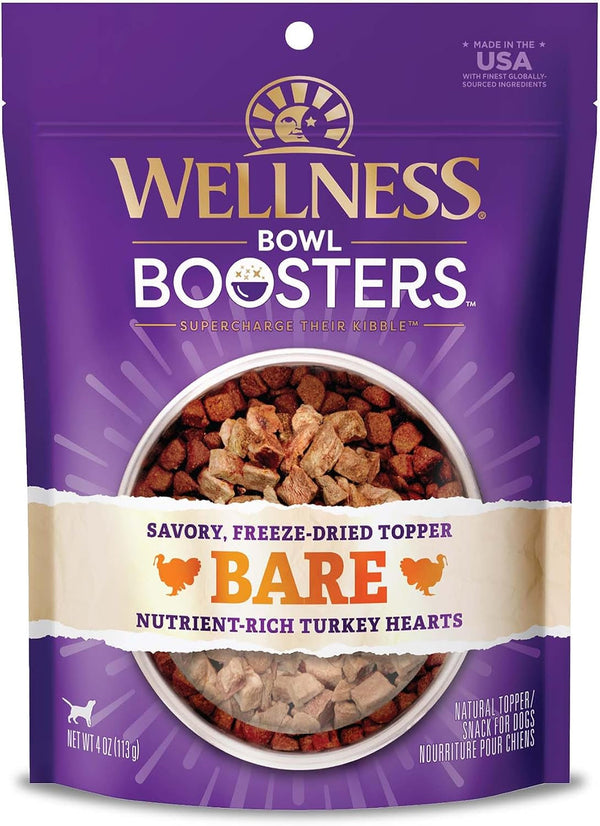 Wellness Bowl Boosters Digestive Health Dog Food Topper with Freeze Dried Pieces for Small, Medium, and Large Breeds, Sensitive Stomach, Grain Free, Natural, Chicken Recipe, 4 Oz Bag12