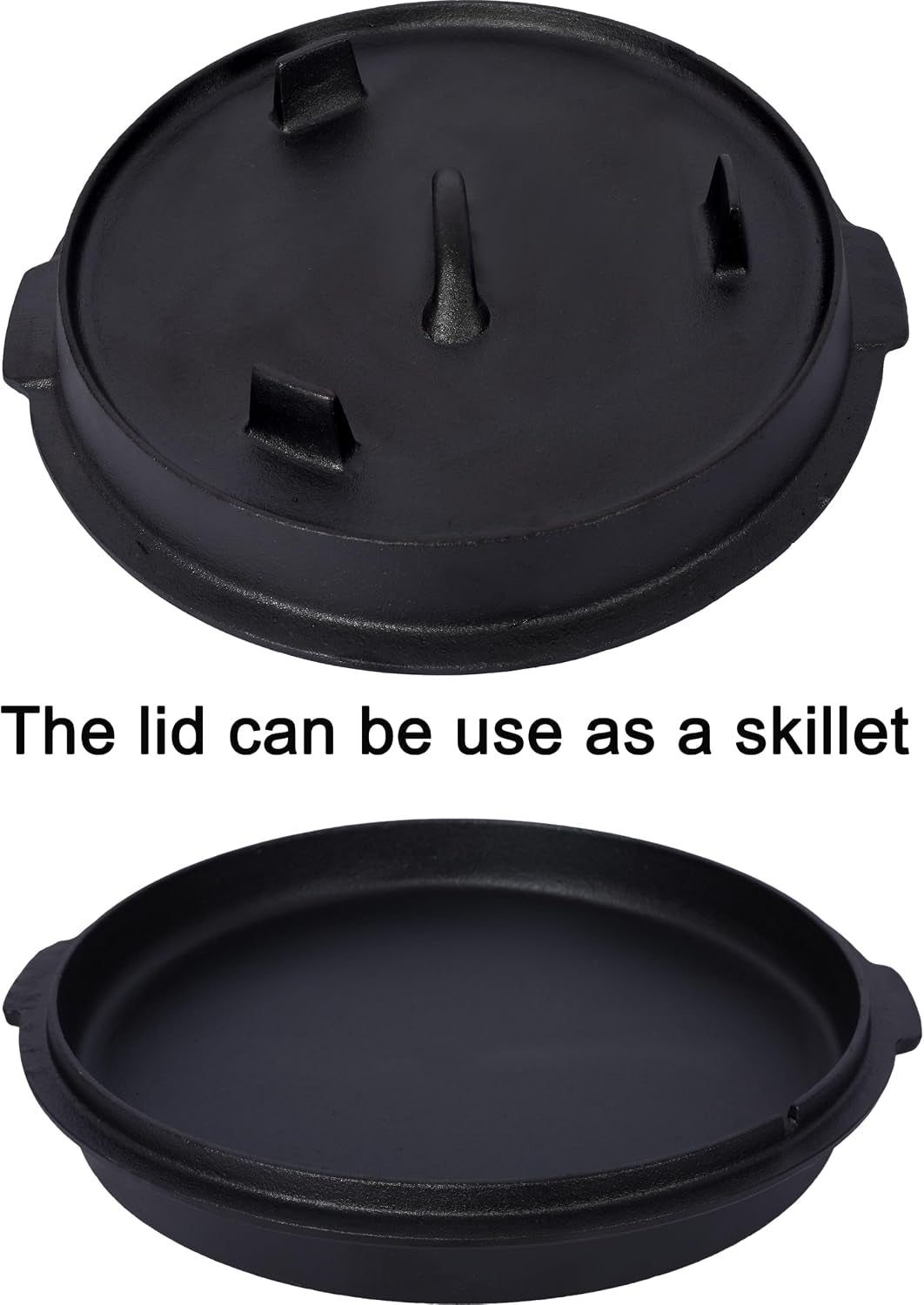 cast-iron-camping-dutch-oven-with-leg-base-12-quart-pre-seasoned-dutch-oven-pot-with-skillet-lid-camp-cooking-pan-use-on-the-stove-on-the-grill-campfire-stovetop-safe-with-lid-lifter-12-qt-base-leg