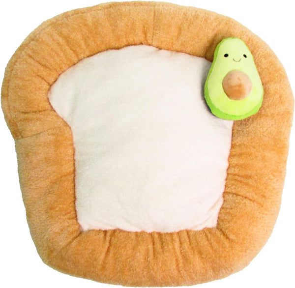 TONBO Soft Plush Small Cute and Cozy Nature Dog Cat Bed, Washer and Dryer Friendly (Sunflower)25