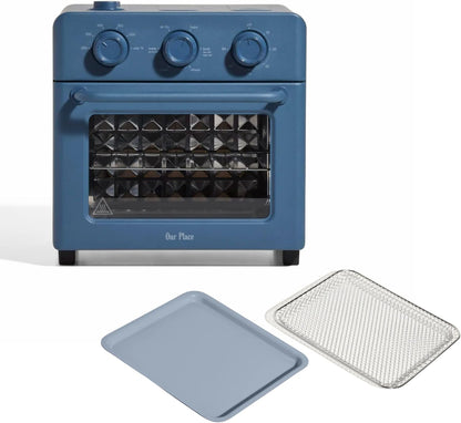 Our Place Wonder Oven & Essentials Kit, 3-Piece Oven, Pan & Air Fry Basket | 6-In-1 Air Fryer Toaster Oven, Steam Infusion, Convection Cooking, Extra Bake Pan and Air Fryer Basket, Pfas-Free, Nonstick1