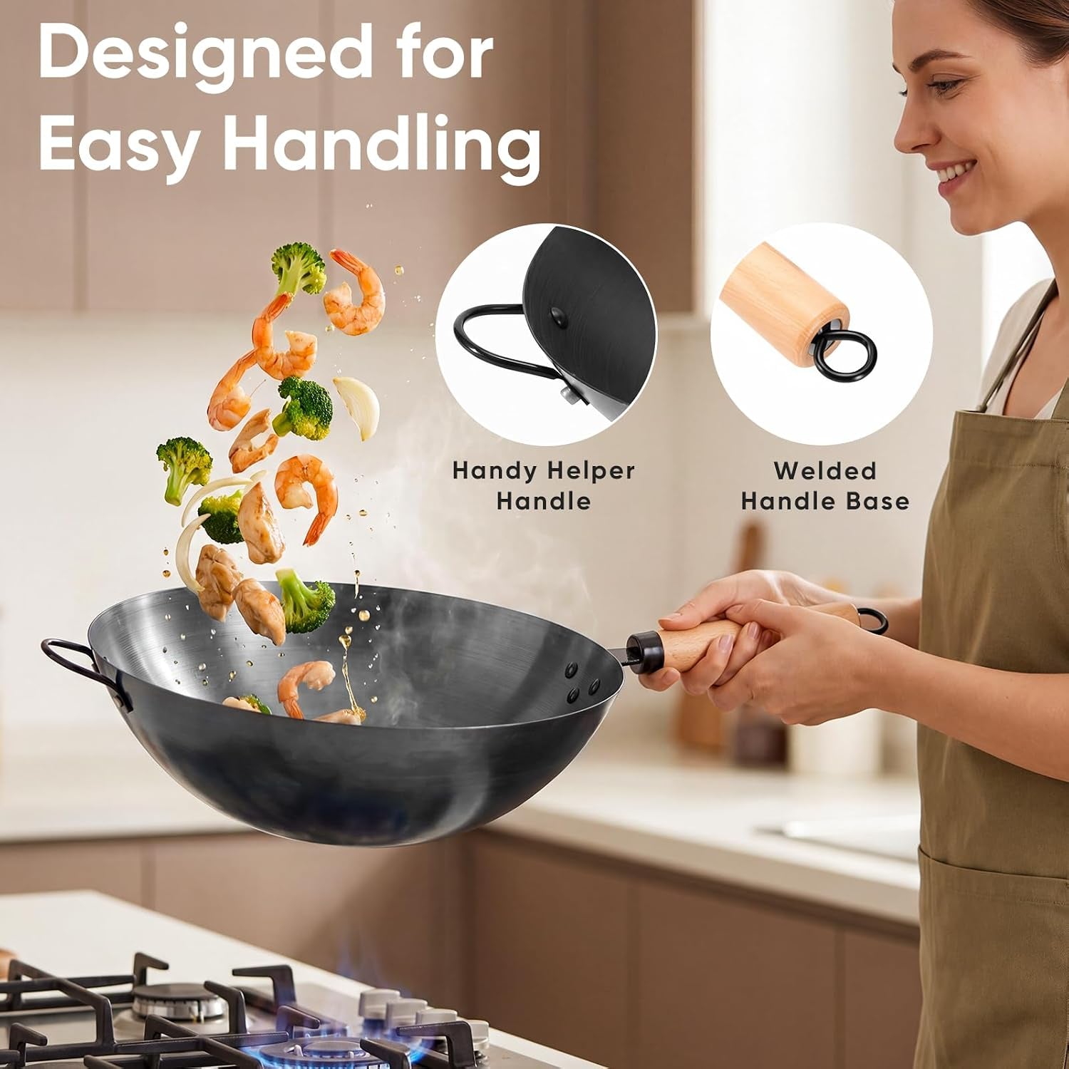 13-5-carbon-steel-wok-pan-pre-seasoned-flat-bottom-wok-for-stir-fry-bbq-grill-camping-compatible-with-induction-electric-gas-and-open-fire-black
