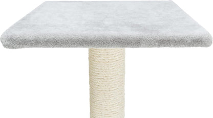 TRIXIE Espejo Cat Scratching Post 27.2 Inch - Cat Scratcher with Soft Fabric Covering Base and Durable Sisal Rope - with Resting Platform - Gray6