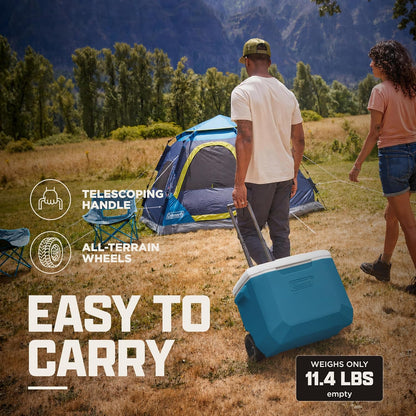 Coleman Chiller 9/16/30/48/60Qt Cooler with Ice Retention, Leak Resistant, Great for Camping, Concerts, Sports, and More5