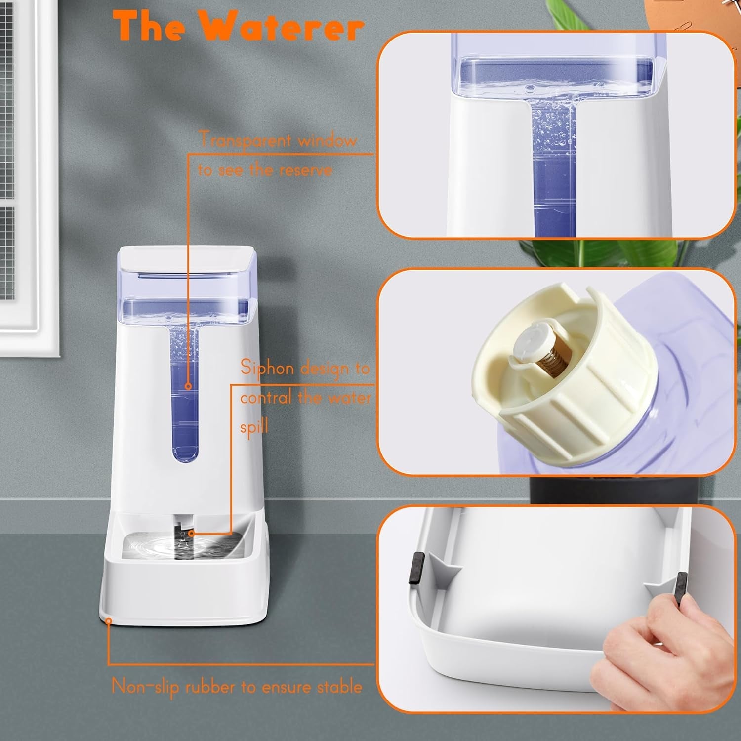 2-packs-automatic-cat-feeder-and-waterer-gravity-dog-food-and-water-dispenser-set-for-small-medium-big-pets-cats-dogs-puppy-kitten-1-gallon-x-2-white