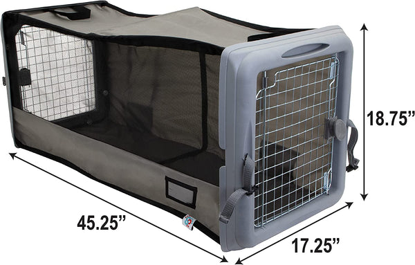 SPORT PET Large Pop Open Kennel, Portable Cat Cage Kennel, Waterproof Pet Bed, Travel Litter Collection6