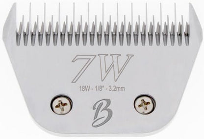 Detachable a Series Wide 30 Blades for Dog Grooming Cuts Length 1/50" - 0.5Mm Japanese Carbonized Steel Wide Grooming Blades Compatible A5 Series Wide Clippers for Dogs(30W)9