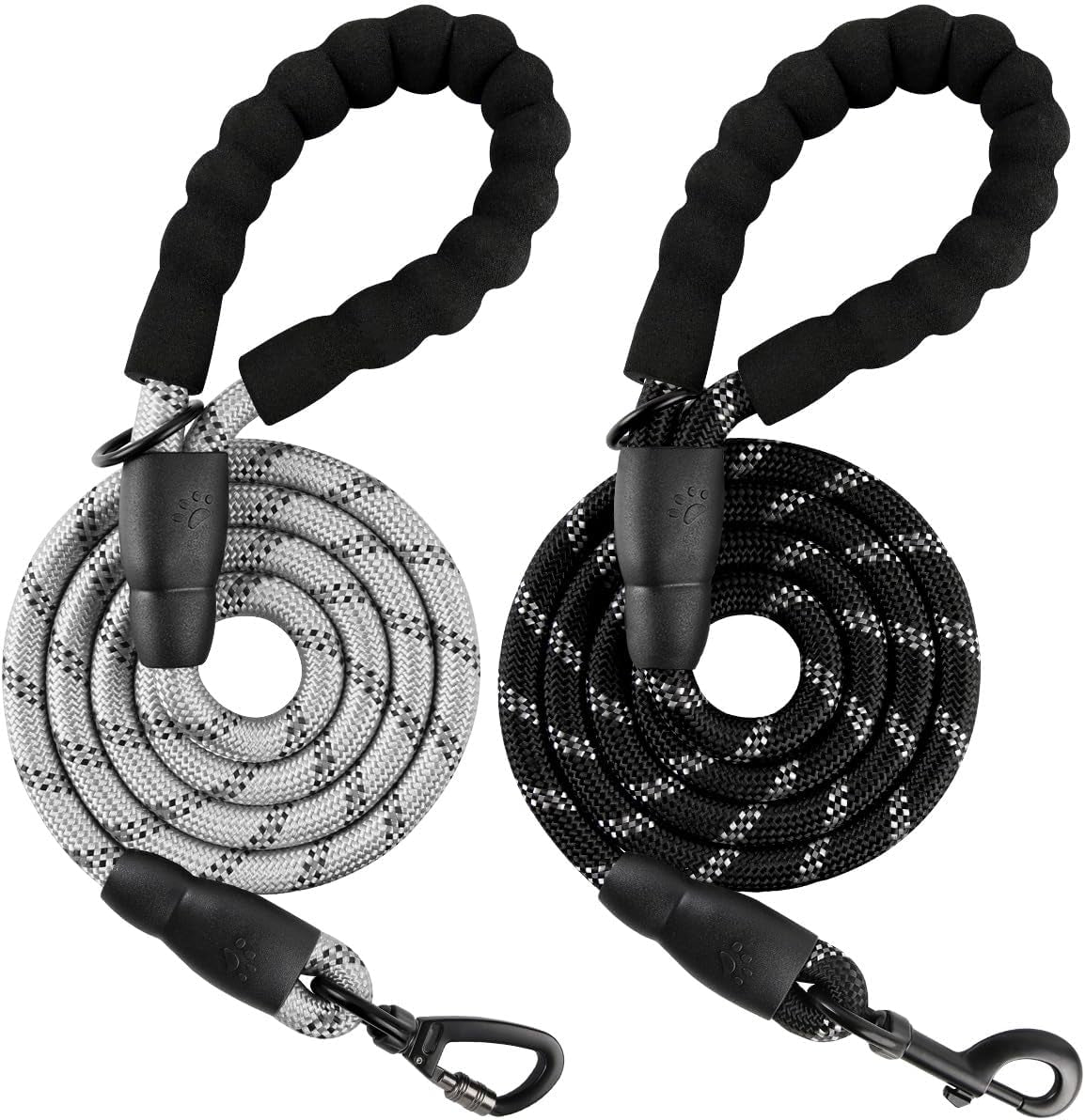barkbay-dog-leashes-for-large-dogs-heavy-duty-dog-leash-4-5-6-ft-with-comfortable-padded-handle-and-highly-reflective-threads-for-medium-large-dogs-walking-training-running-5ft-1-2-pink