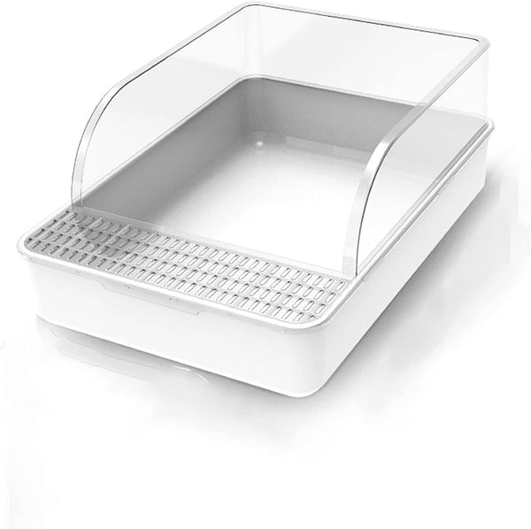 Dog Potty Training Toilet ﻿ Cat Litter Tray High Fence Proof Toilet Large Open Box Mesh Double Layer Pet with Shovel Easy to Clean Supplies1