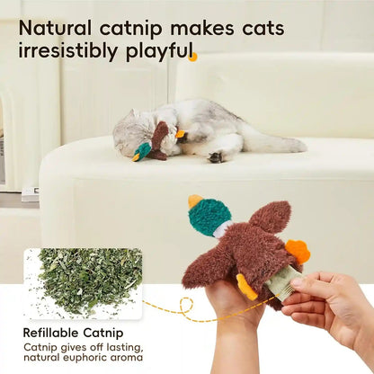 Potaroma Cat Toys Catnip Crinkly Sound 2 Pcs, Mess-Free Stuffless Kitten Toy, Durable Feline Bite Interactive Kicker Toys for Cat Indoor Exercise 6.5 Inches | Durable Feline Bite Interactive Kitten Kicker Toys, Cat Indoor Exercise 6.5 Inches3
