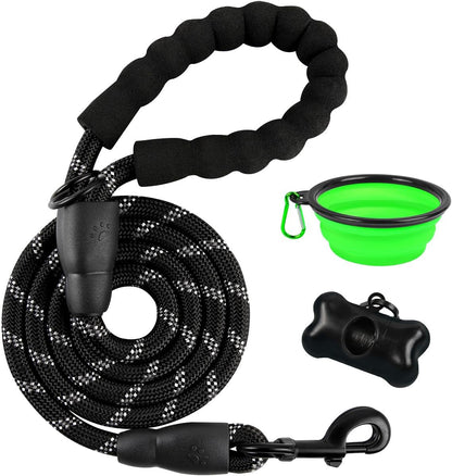 BARKBAY Dog Leashes for Large Dogs Heavy Duty Dog Leash 4/5/6 FT with Comfortable Padded Handle and Highly Reflective Threads for Medium Large Dogs Walking Training Running (5Ft-1/2'',Pink)28
