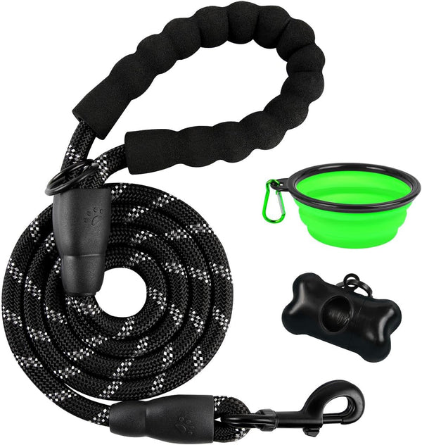 BARKBAY Dog Leashes for Large Dogs Heavy Duty Dog Leash 4/5/6 FT with Comfortable Padded Handle and Highly Reflective Threads for Medium Large Dogs Walking Training Running (5Ft-1/2'',Pink)28