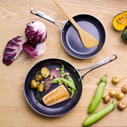 Ceramic Nonstick Cookware – Ptfe/Pfoa-Free Nonstick Frypan |  Ceramic Nonstick Cookware: Healthy, Ptfe/Pfoa-Free Set with Even-Heating Aluminum Body for All Stovetops & Oven-Safe4