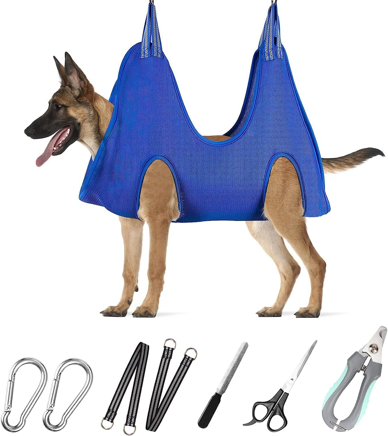 ateson-pet-grooming-hammock-with-nail-clippers-nail-trimmers-grooming-scissors-dog-grooming-harness-for-nail-trimming-pet-grooming-sling-helper