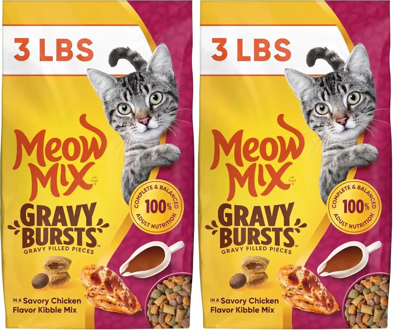 meow-mix-gravy-bursts-dry-cat-food-3-lb-bag-crunchy-cat-kibble-gravy-filled-pieces-100-complete-balanced-nutrition-for-adult-cats-high-quality-protein