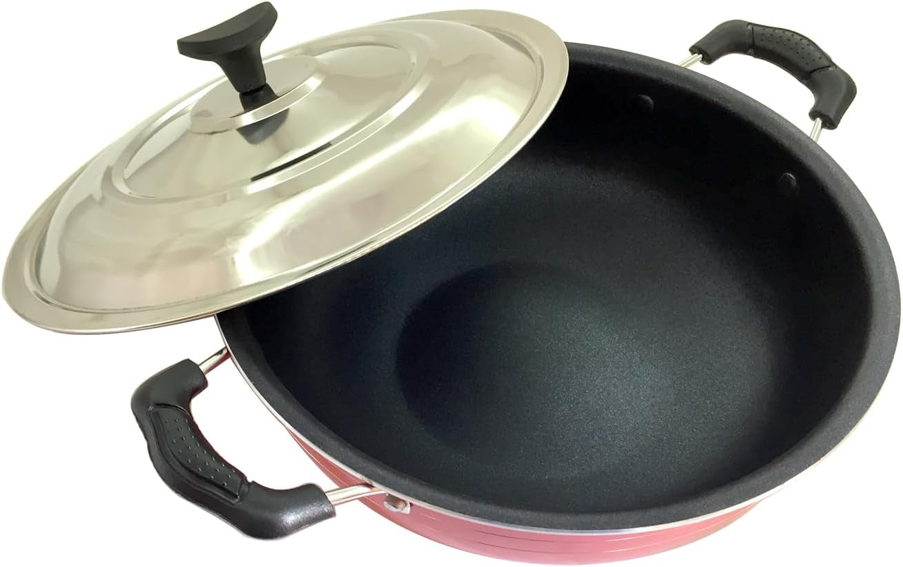 non-stick-deep-frying-pan-mini-wok-kadai-stir-fry-pan-skillet-kadhai-with-ss-lid-indian-multipurpose-stewpot-skillet-saute-with-stainless-steel-pakkad-combo-set-of-2