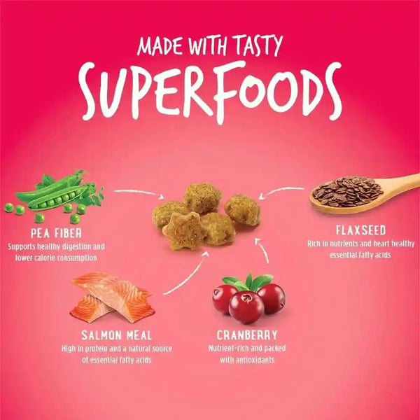 Fruitables Cat Bundle: Salmon & Cranberry + Tuna & Pumpkin - 2.5 Oz Each, Low Calorie, Real Ingredients, Superfoods4