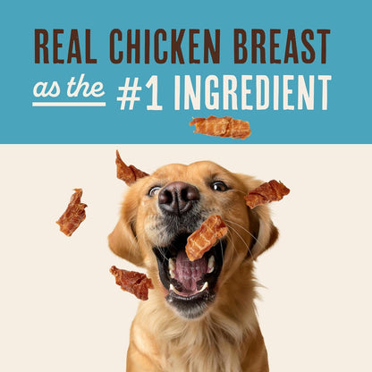 Waggin' Train Chicken Jerky Curls Dog Treats, Made with 100% Real Chicken Breasts, Only Two All-Natural Ingredients, Great High Protein Dog Treat, Easily Digestible for Big or Small Dogs, 16 Oz. Pouch4