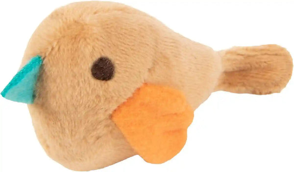 Smartykat Chickadee Chirp Electronic Sound Cat Toy, Contains Catnip, Battery Powered - Light Brown, One Size1